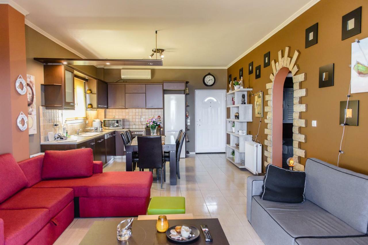 Peris Panoramic Villa Near Athens Airport Paralia  Exteriör bild