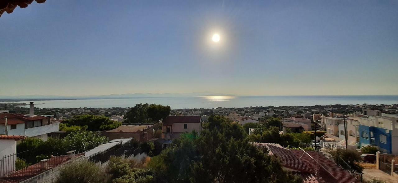Peris Panoramic Villa Near Athens Airport Paralia  Exteriör bild