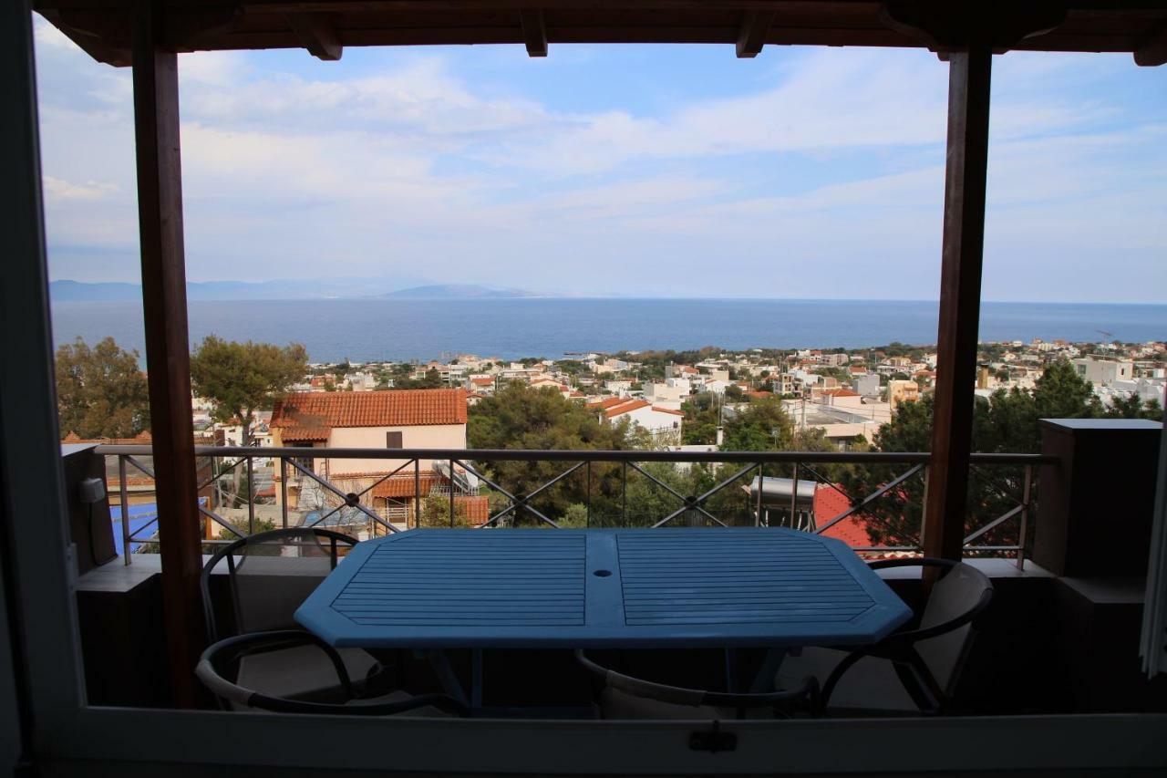 Peris Panoramic Villa Near Athens Airport Paralia  Exteriör bild